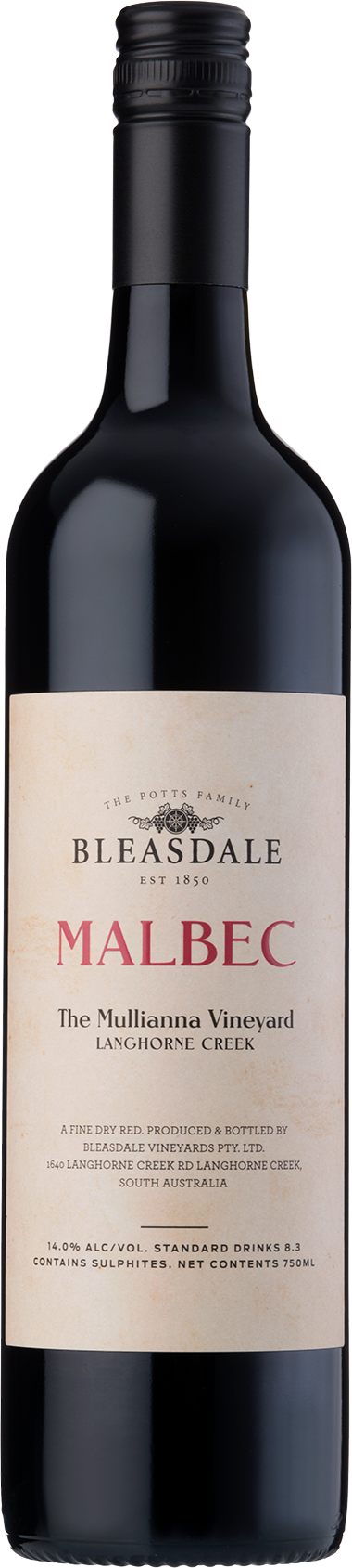 Bleasdale Vineyards The Mullianna Vineyard Malbec 2022